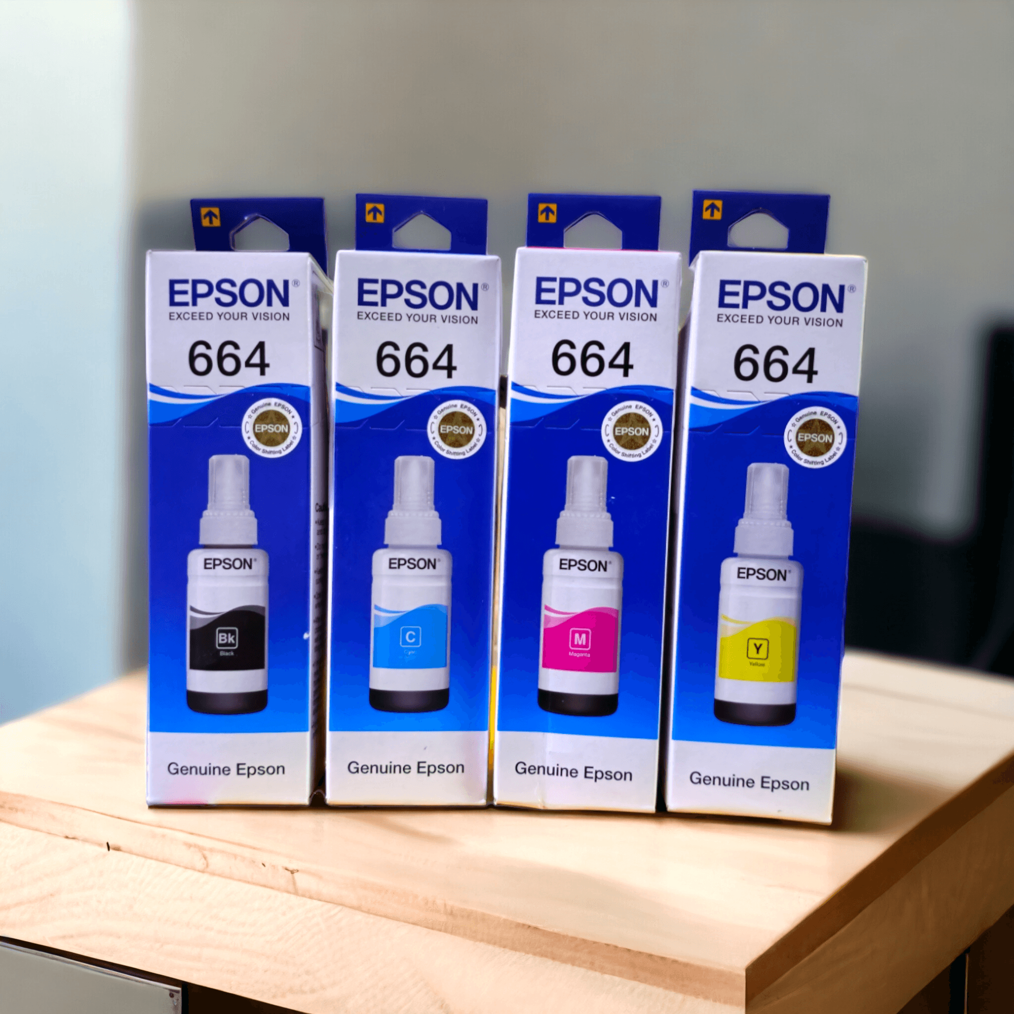 Epson 664 Genuine Ink — available at More Copy Systems, Ernakulam, Kochi