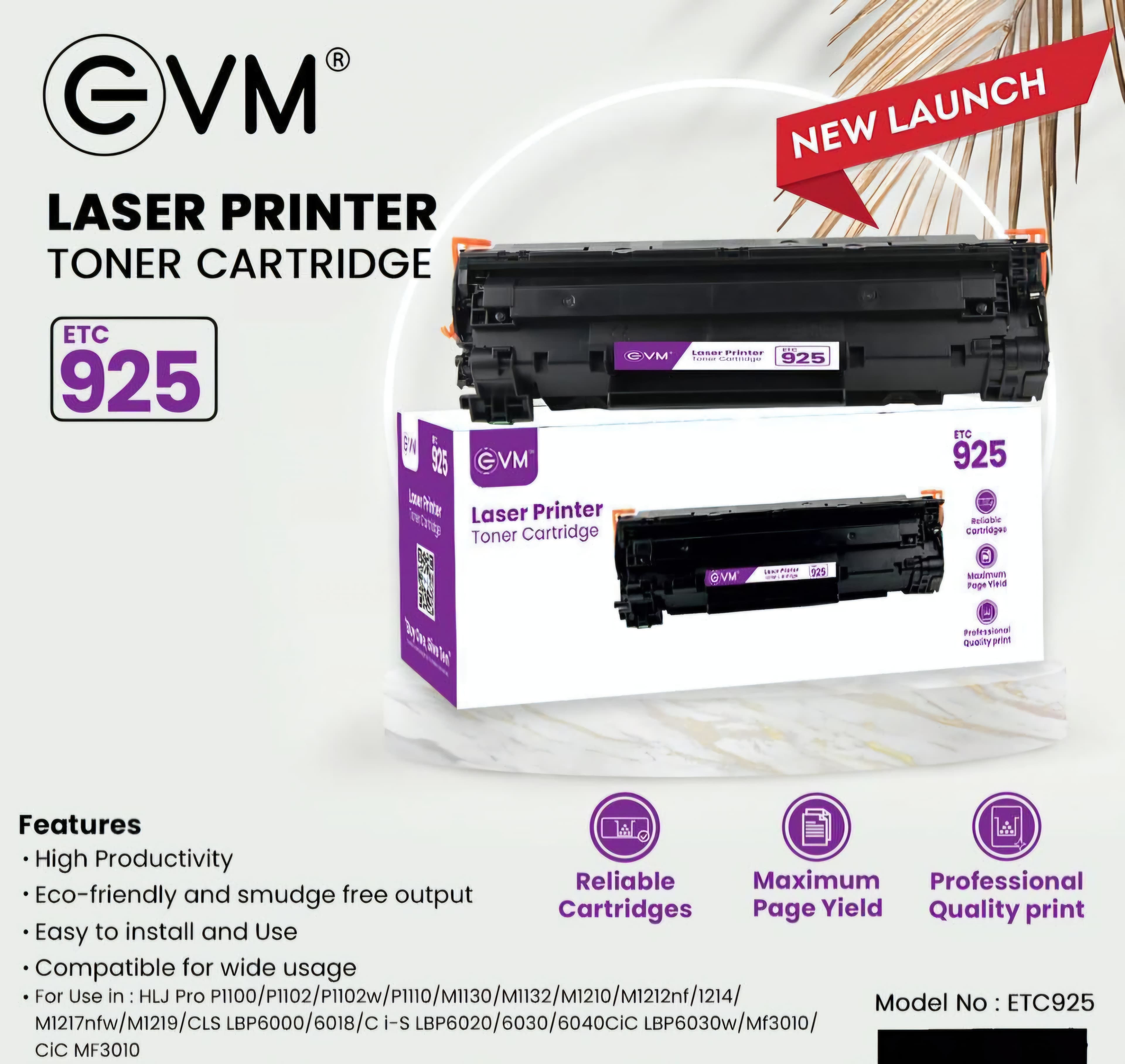 Laser Toner Cartridge — 925 — available at More Copy Systems, Ernakulam, Kochi